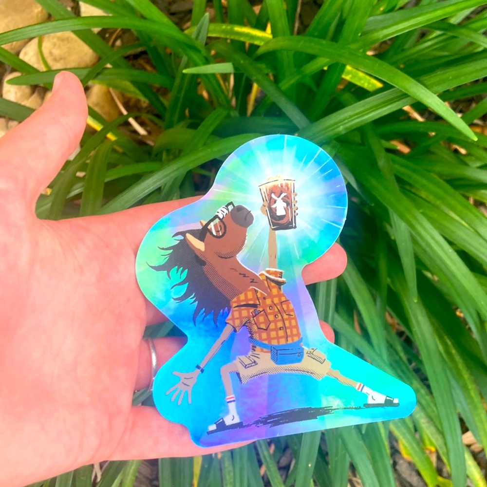 Dutch Bros Horse sticker.🐴